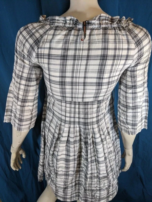 Cop copine Taille 38 Superbe robe courte Tunique manches 3/4 grise Geisha - Photo 4/4