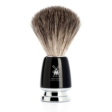 Luxury Black Badger Shaving Brush Modern Handle Eco Friendly Design 1 Count