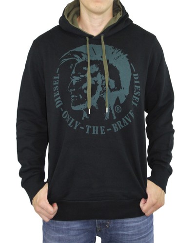 NEU DIESEL Scentyn S Mode Herren schmale Passform Hoodies Pullover T-Shirt 5 Farben - Bild 7 von 33
