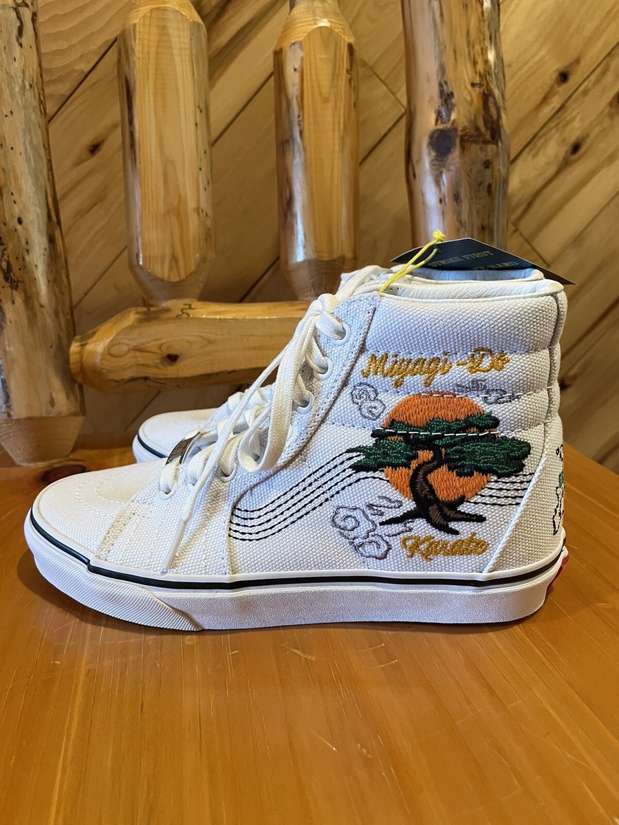vans x cobra kai sk8 hi shoe