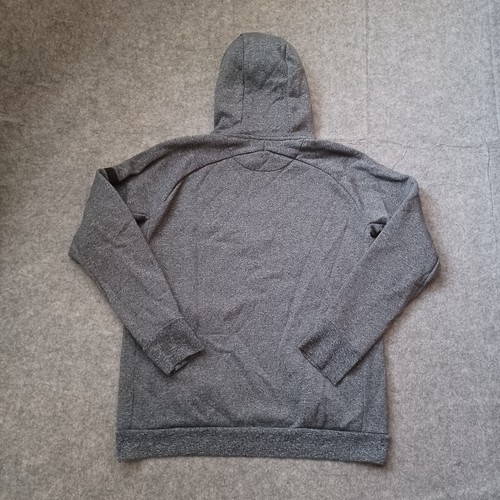 Nike Air Jordan Hoodie Men XL Gray Jumpman Logo Sweatshirt Pro Supps Zip Pockets - Picture 16 of 16