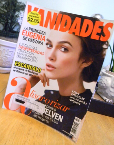 Vanidades West Coast USA 2008 Octubre 21 Pre-Owned Cover Keira Knightley VG
