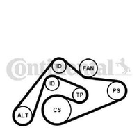 Original Continental Ctam Keilrippenriemensatz 6PK2404K1 FüR Audi Skoda VW