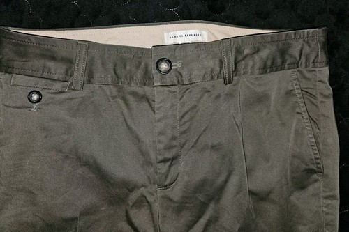 Pantalones de vestir para mujer Green Banana Republic talla 8 elásticos mezcla algodón - Imagen 3 de 7