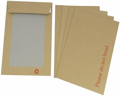 C5/A5 Manilla Envelopes Hard Board Backed 1000 Micron Peal & Seal - Picture 6 of 6