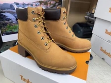 PICK SIZE - Timberland Women's Kinsley Wheat Nubuck 6 Inch Waterproof Boot