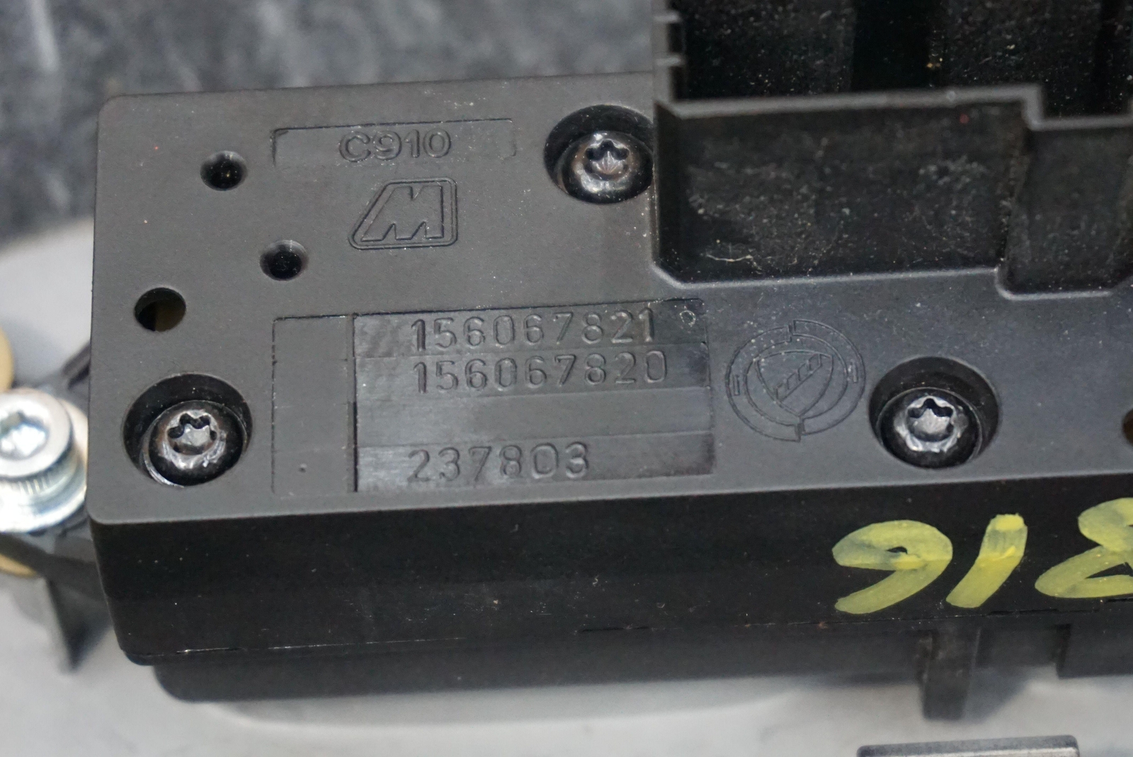 Front Hazard Light lock Control Panel 156067821 Maserati Granturismo M145 08-19