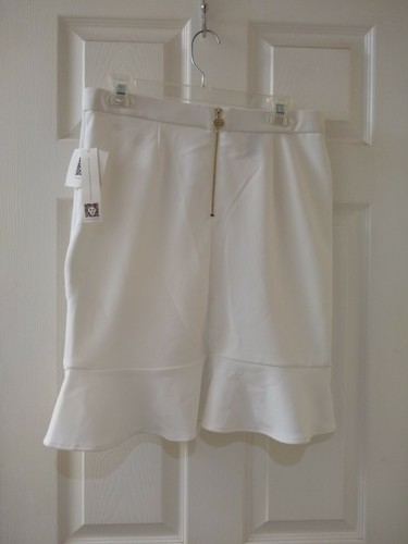 gonna di ANNE KLEIN taglia 6 donna gonna frange non foderata nuova con etichetta prezzo al pubblico $89 - Foto 3 di 3