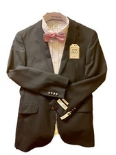 Jos A Bank 1905 Dark Navy Blazer 37 R Slim Fit