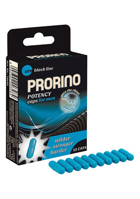 PRORINO POTENCY caps for men 10 Kapseln Aphrodisiaka Potenzhilfe Erektionshilfe