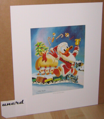 Carl Barks Kunstdruck: Gifts for Shacktown - Donald Duck Christmas Art Print