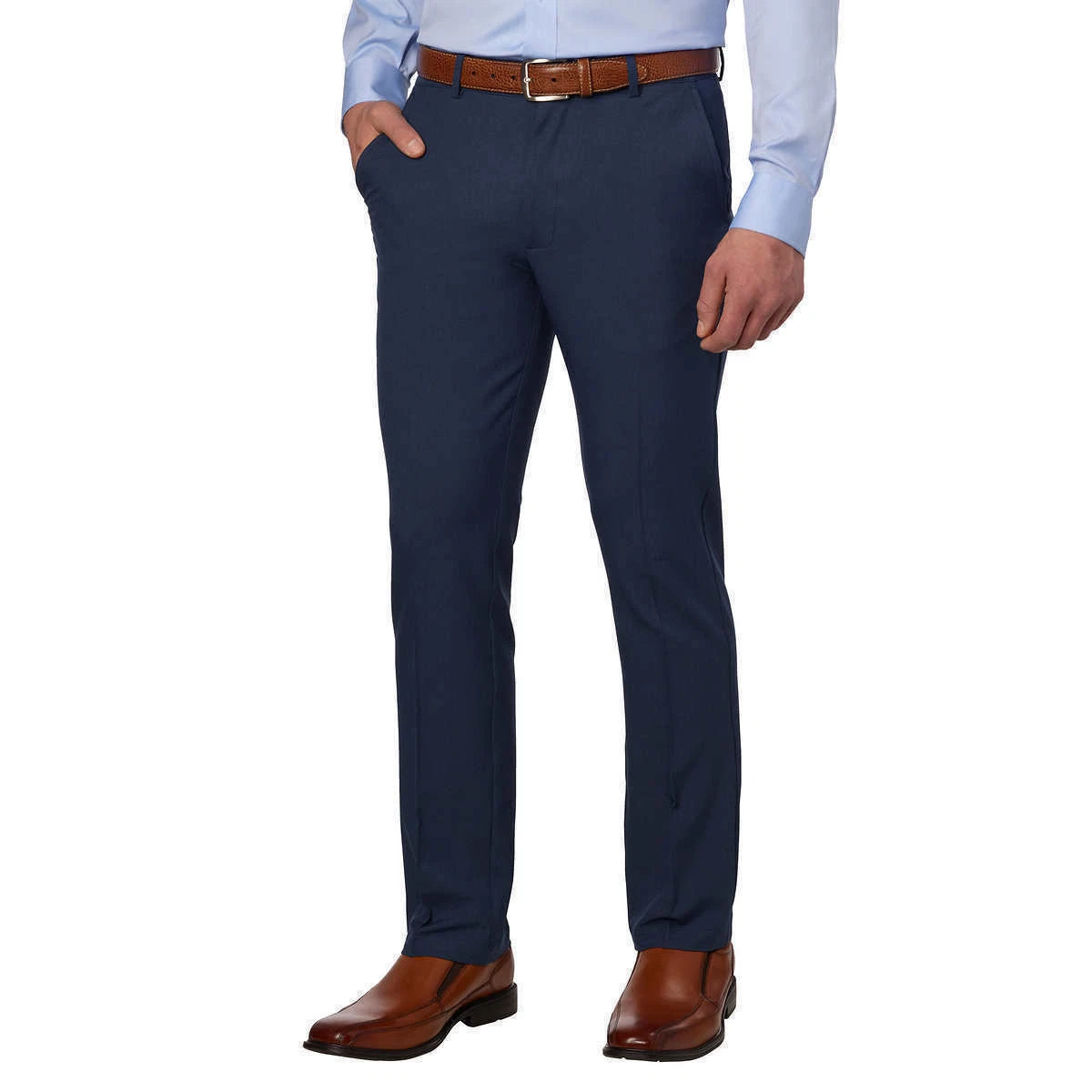 Greg Norman Men s Ultimate Travel Pants Moisture Wicking Dress Pants Navy