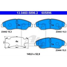 ATE Bremsbeläge 13.0460-5896.2 Bremsklötze für KIA Sportage K00
