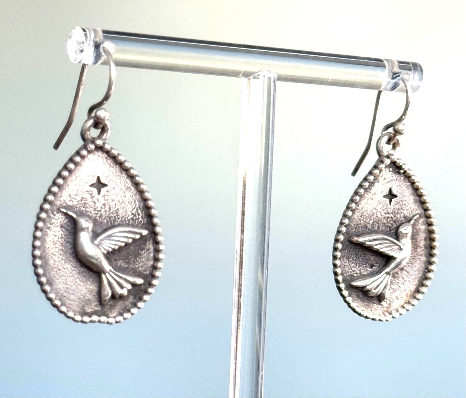 HANDMADE SOLID WROUGHT 925 STERLING SILVER HUMMIN… - image 4