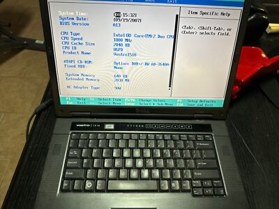 Dell Vostro 1510 Core 2 Duo @ 1.80GHZ w. Charger - NO OS | eBay