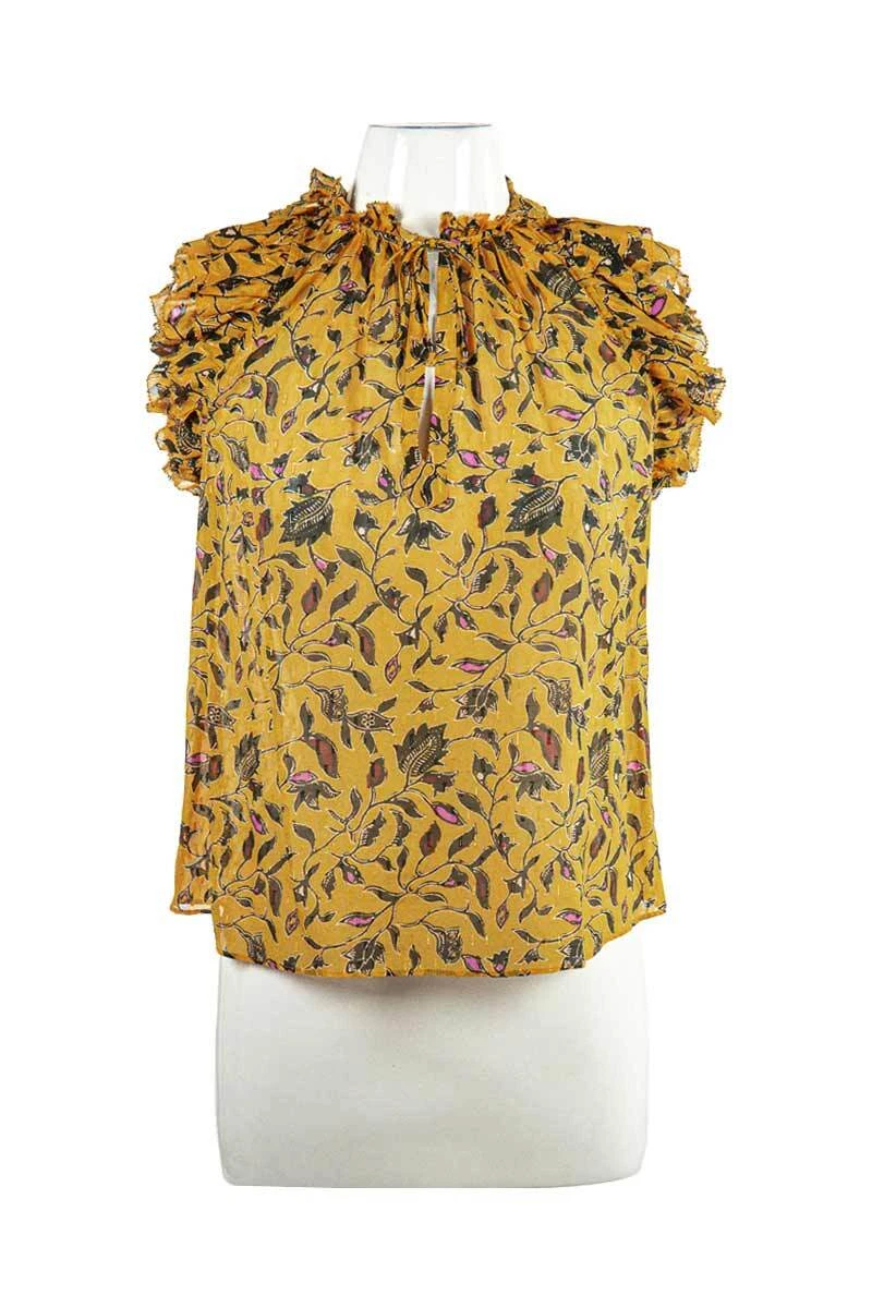Ulla johnson yellow top sale