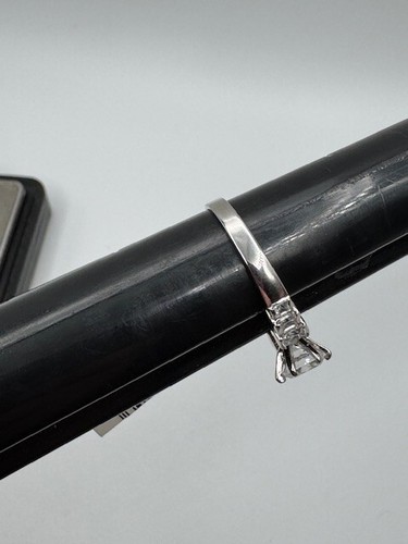 Ladies RSC Sterling Silver 925 Round CZ Engagement Ring - Picture 9 of 17