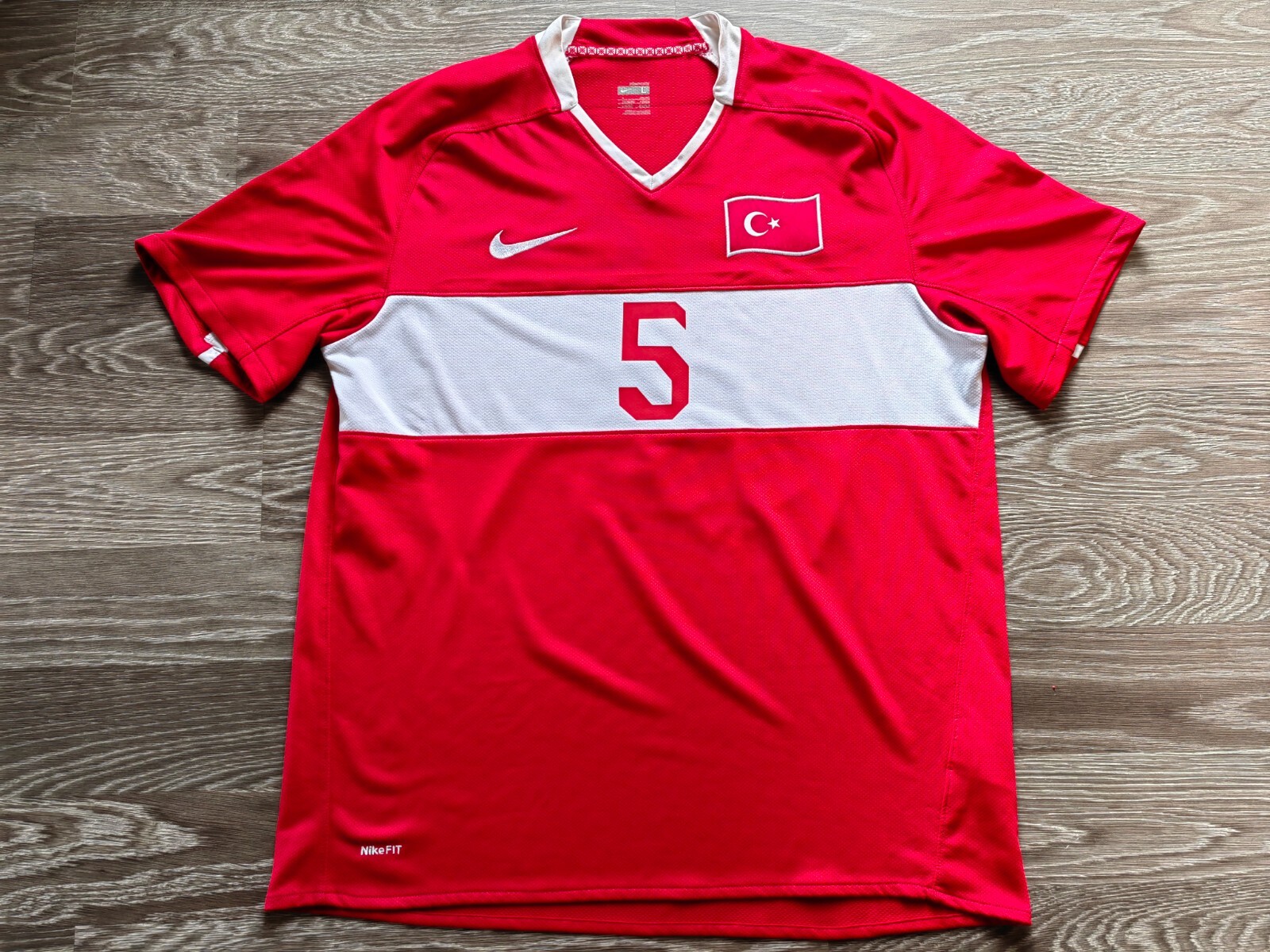 Emre 5 Turkey Trikot 2008 Shirt Nike Football Home Kit L Jersey Euro