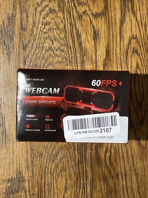 1080 60fps Webcam Game Specific 