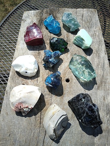 Lote de rocas vintage de mármol king vidrio mármol cullets - Imagen 19 de 21
