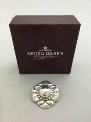 GEORG JENSEN 174 Brosche Sterling Silber 925 #365