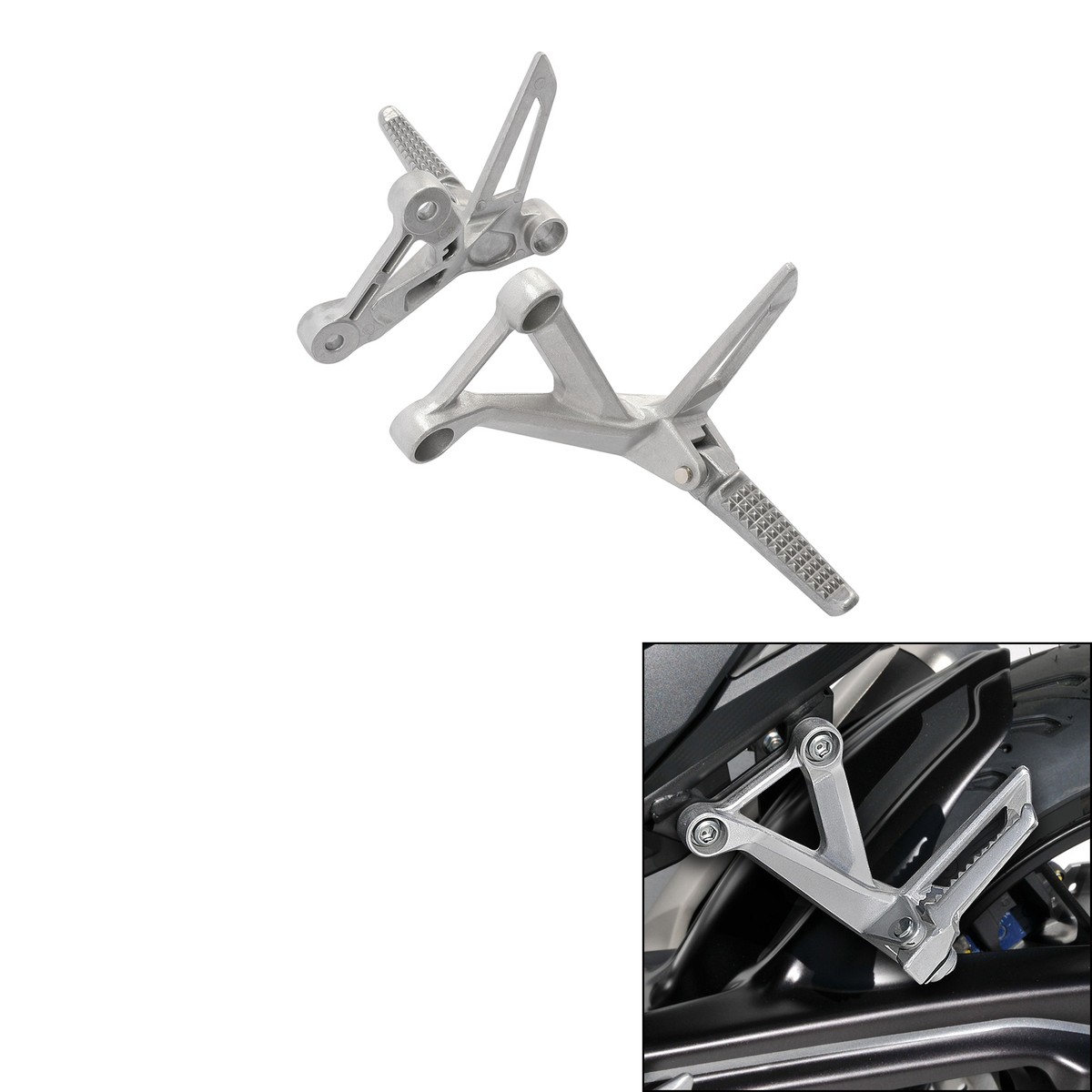 Rear Passenger Footpegs Pegs Bracket Fit For Honda CB500F CBR500R