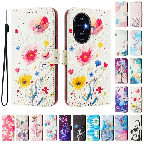 Pattern PU Leather Wallet Case Phone Case Cover for Honor 200 X5B X7C X6B X7B - Picture 1 of 30