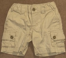 Used Polo Ralph Lauren Toddler Size 2T Yellow Khaki Cargo Shorts Lot READ DESC 