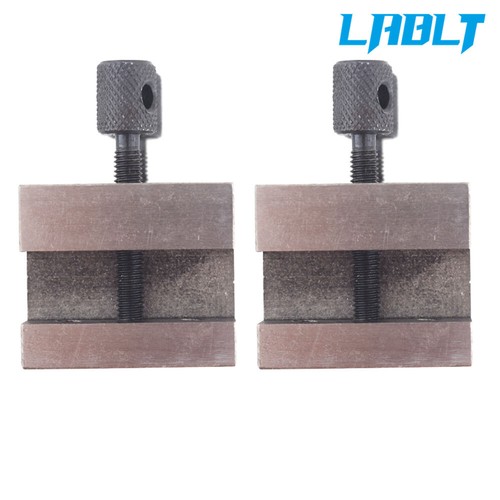LABLT 1-3/8" × 1-3/8" × 1-3/16" Capacity V-Block Clamp hardened air Set .0002" - Picture 8 of 8