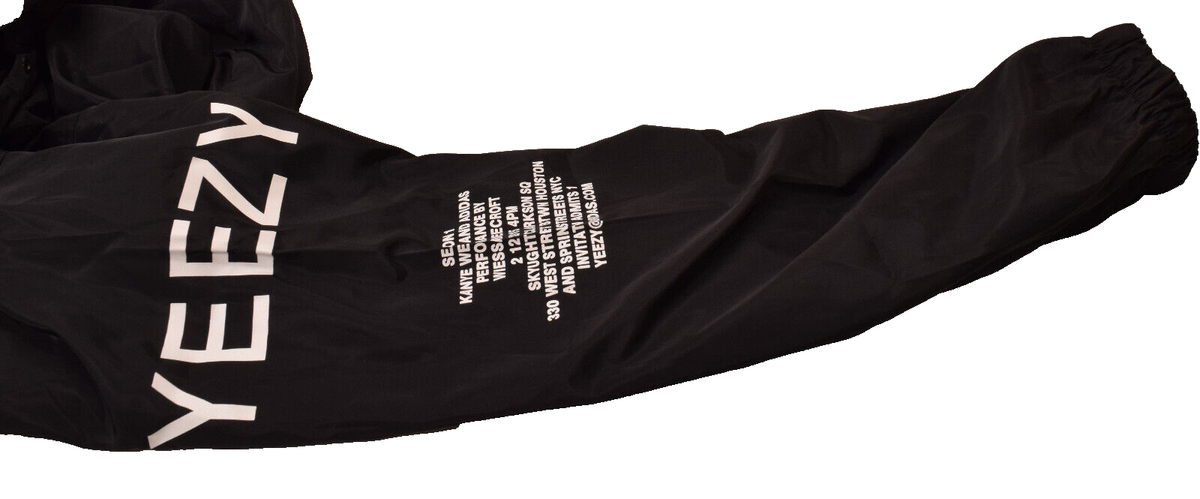 Adidas x Kanye West YEEZUS Windbreaker Black | eBay