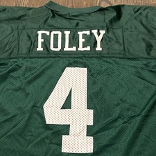 New York Jets Glenn Foley jersey mens size 52 XL green Starter