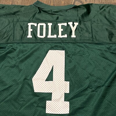 New York Jets Glenn Foley jersey mens size 52 XL green Starter
