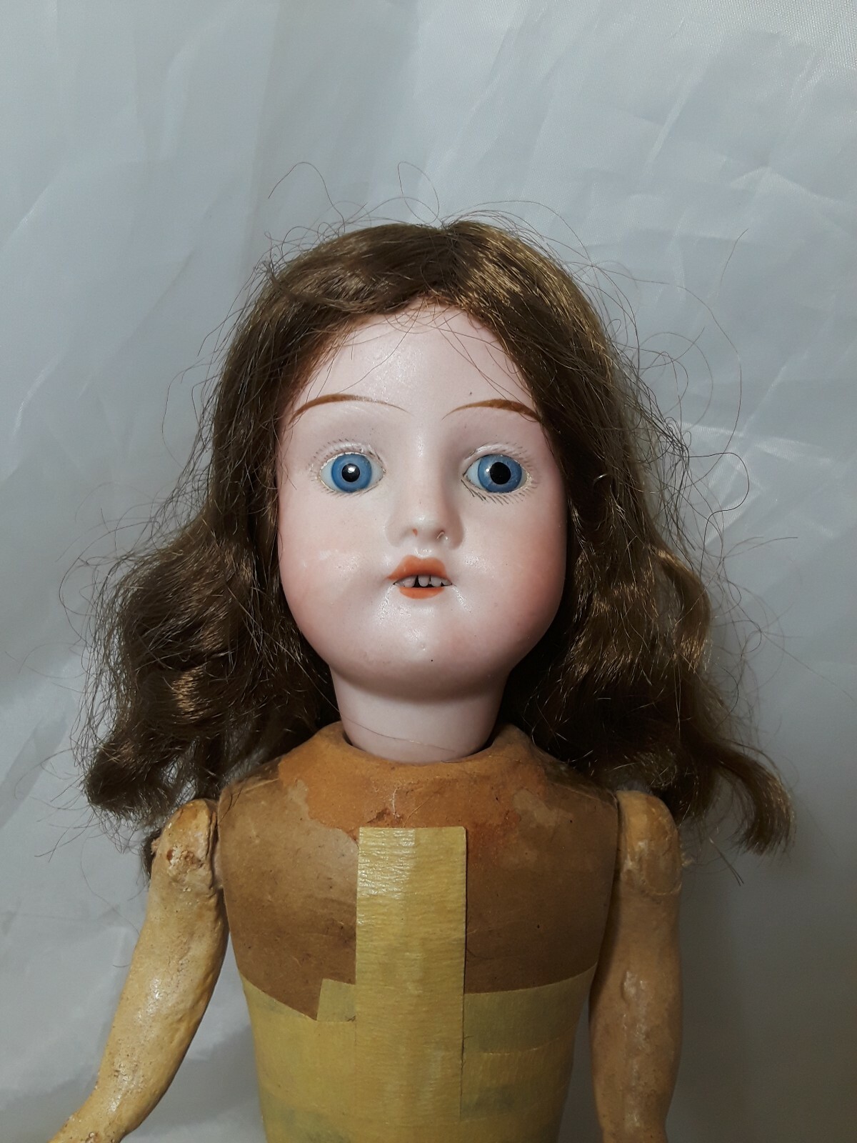 Antique German Composition Doll Recknagel 1909 14" Tall eBay