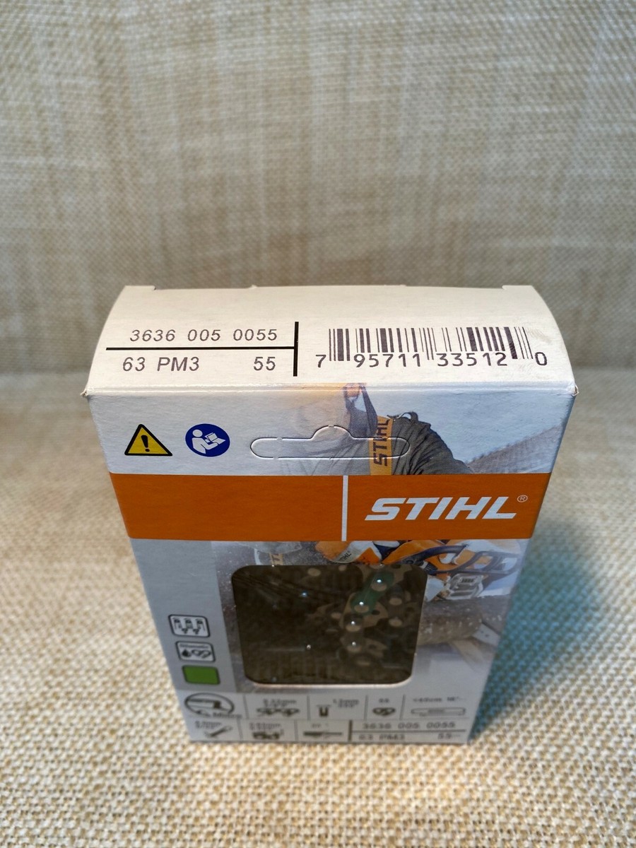 Stihl 3636 005 0055 Chainsaw Chain 63PM3 55, 3/8