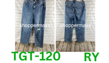 Women's High-Rise Straight Leg Jeans - Ava  Viv, Light blue, 18