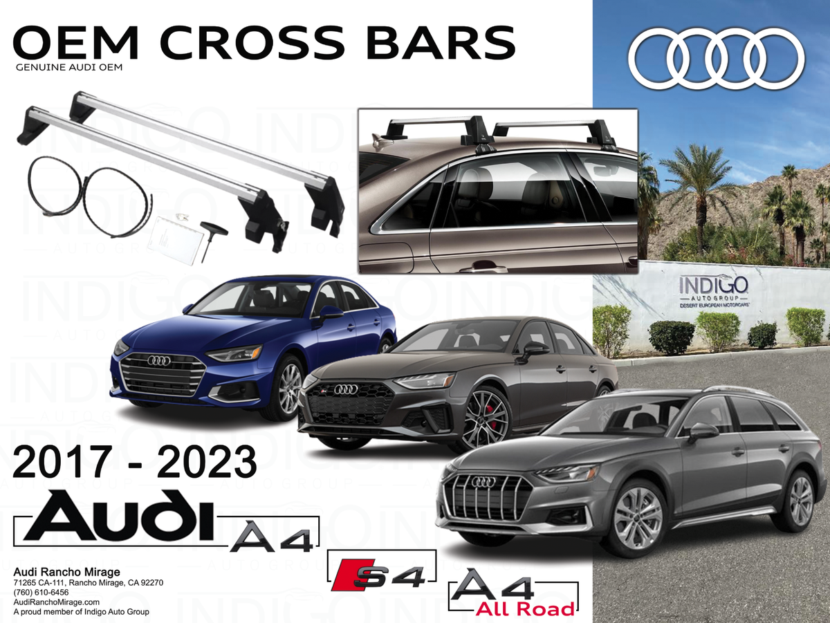 2017-2023 AUDI A4 S4 ALLROAD FACTORY OEM Base Carrier Bars