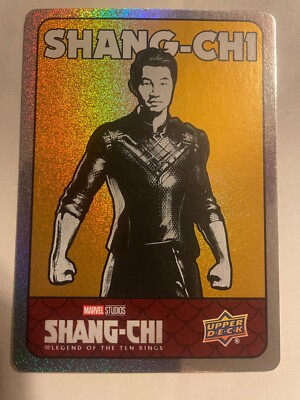 2023 UD Shang-Chi and Legend of Ten Rings #SS-6 Spectromatic Sticker 1:180 SSP