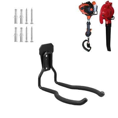 Garden Power Tool Hanger, Garage Wall Hooks, Weedeater Rack, String Trimmer H...
