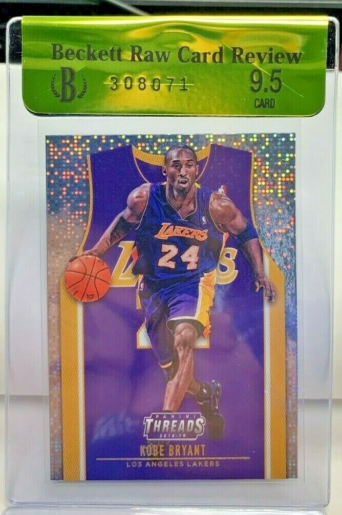 Kobe Bryant 2018-19 Panini Threads Jersey DAZZLE Parallel #211 BGS