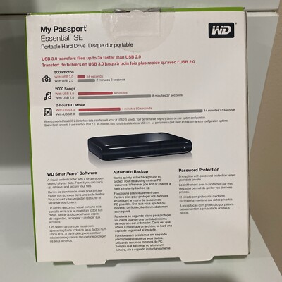 WD - My Passport Essential SE 750 GB 3.5