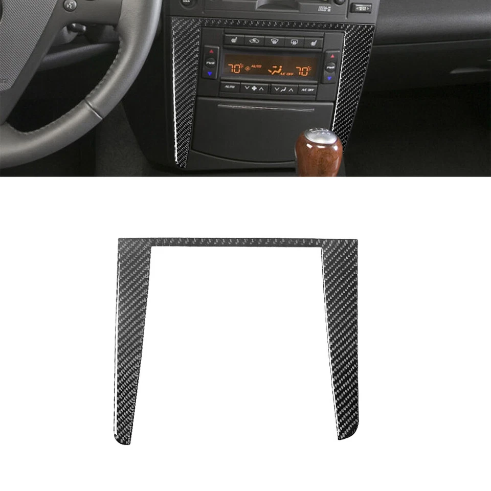 Juego completo de molduras interiores de fibra de carbono 44 piezas para Cadillac CTS 2003-2007 Foto 2 de 4