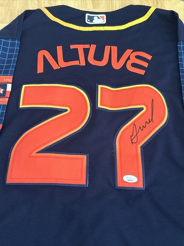 Jose Altuve Houston Astros Autographed Jersey JSA Certified - Picture 2 of 7