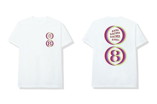 NEW Anti Social Social Club - Moodbored - White T-shirt - Exclusive - Medium | eBay