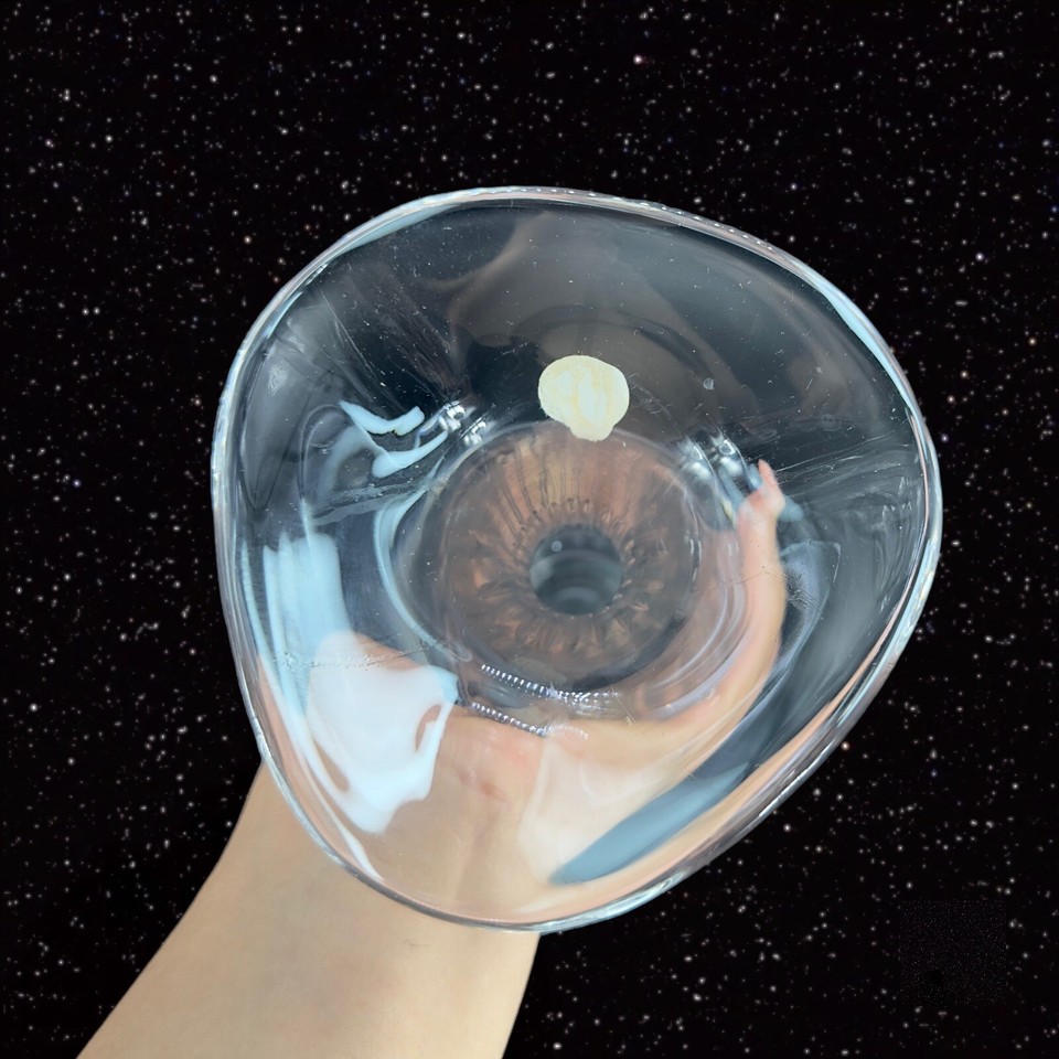 Waterford Clear Glass Lead Crystal Ballet Ruffle Fluted Vase Marked