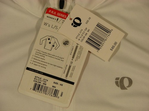 $65 NWT Women's Pearl Izumi Fly Long Sleeve Running Top PRO Series XS X-Small - Picture 5 of 5