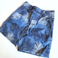 Gymboree Boys 5T Shorts Surf Wagon Blue Scribble Leaf NWT 2015