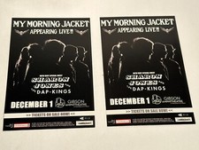 MY MORNING JACKET 2011 US Tour lot of 2 Promo postcards Hollywood Sharon Jones