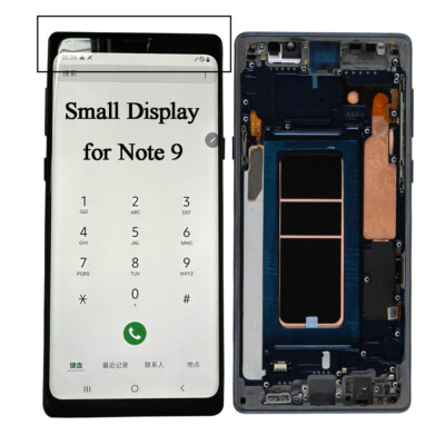 Small OLED Display LCD Touch Screen Assembly For Samsung Galaxy Note 9 N960 Blue