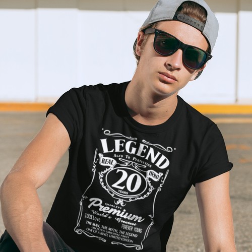 20. Geburtstag Geschenke für Ihn Männer 20 Jahre lustiges TShirt Herrengeburtstag TShirt Tee - Bild 7 von 12