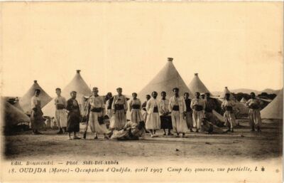 CPA AK MAROC Taourirt - Vue Partielle du Camp et la T. S. F. (964025